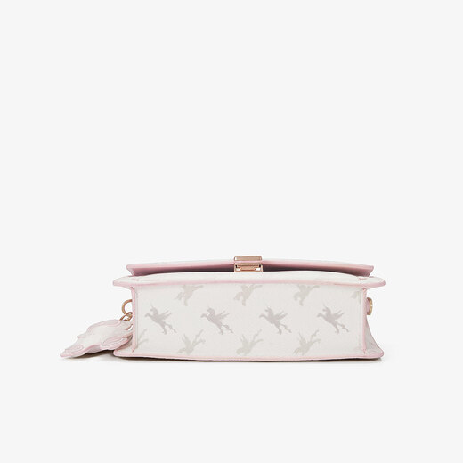 Nucelle Neue Zhilan Pegasus Hüllstoffbeutel Frauen 2025 Neue Pendler-Achselhöhlen-Tasche Ein Schulter-Crossbody Small Square Bag Handtasche Chinesische Valentinstag Geschenk Pulach Pulver [Dose geschriebene Grußkarte] Mode High-End-Marke Geben Sie Freundin Gipend