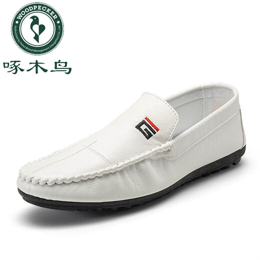 Specht Frühling und Herbst 2025 Neue Doudou -Schuhe Herren Lederschuhe Koreanische Version Fahren Faule Schuhe Soziale Trend Casual Herrenschuhe gelb 9880 42