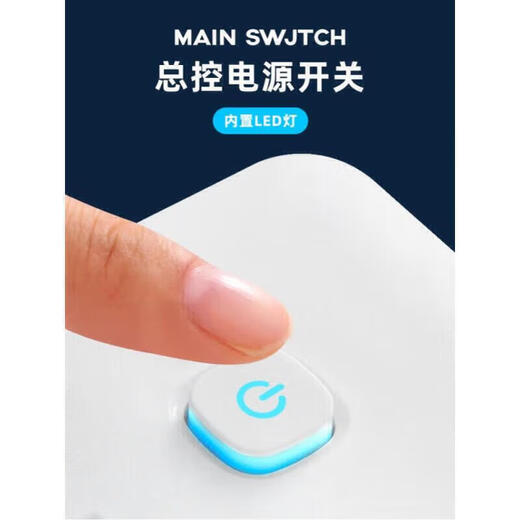 Bull (BULL) same style household multi-functional socket panel USB multi-hole strip power strip student dormitory power strip strip with line 10 holes 2 sockets + 2 USB 3 meters