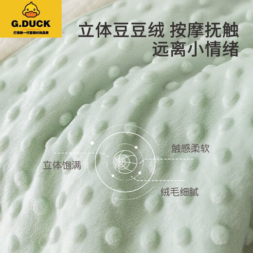 G.DUCKKIDS baby blanket beanie velvet comfort quilt pure cotton gauze blanket universal for all seasons children kindergarten nap quilt colorful dots 100*100CM
