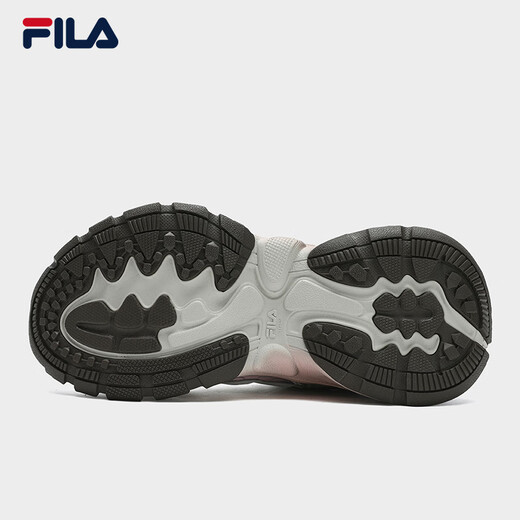 Chaussures pour femmes officielles Fila, chaussures de papa, chaussures de sport, 2025 chaussures neuves automne, chaussures de champignons à semelles épaisses, chaussures décontractées, cendres de charbon flottantes / agate blanc grey-cc 36