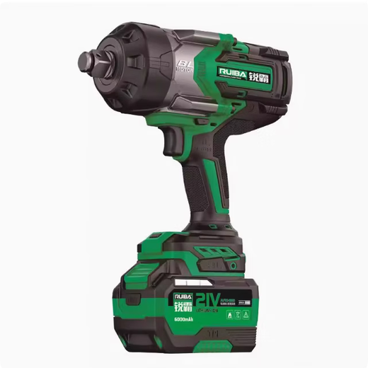 Ruiba 2100 Gran Torque Llave eléctrica RB-826 Batería de litio sin escobillas Impacto de la torreta de eólica Infraestructura Ferrocarril RB-826 Cargador sin batería de metal desnudo 3/4 Axis