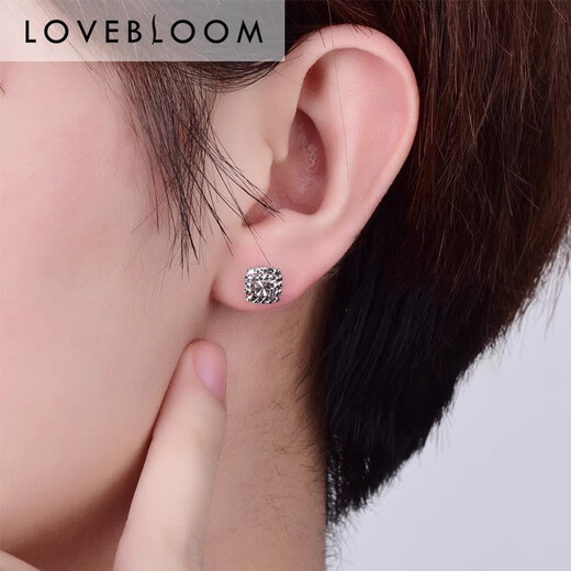 Blooming Love Platinum Earrings PT950 Women's Platinum Earrings Diamond Earrings PT999 Perkin Earrings Gold Earrings Earrings Earrings Earrings Earring Sticks Engraving Contact Customer Service Single Shot Not Delivered