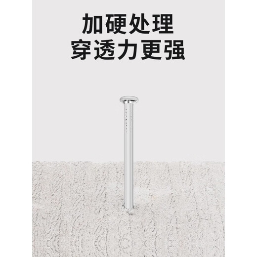 Thousand-speed wheel cement nails, steel nails, wall nails, special cement walls, special concrete photo frame hanging picture nails, carpentry nails, 25mm cement nails (about 330 pieces/box)