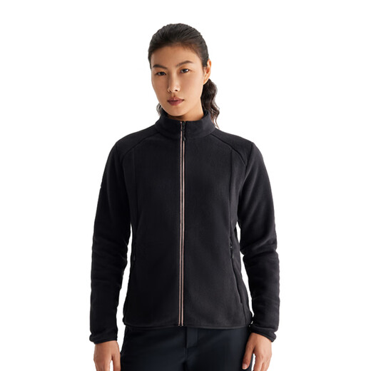 凯乐石（KAILAS）KAILAS  运动户外可拆卸抓绒内胆三合一  防风保暖冲锋衣外套 女 墨黑 XS