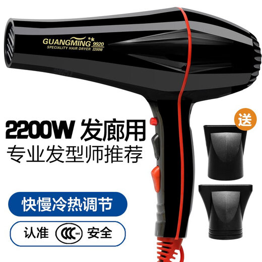 
Hair dryer RCT-9920 high power 2200W hot and cold air household hair salon high wind speed dryer Guangming 2200w hair dryer 9928