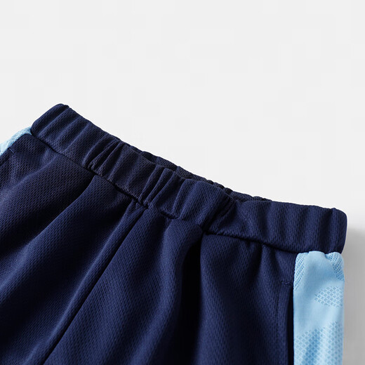 
MQDMINI children's clothing children's quick-drying suit boys vest shorts two-piece children's summer sports clothes diamond vest set blue 100