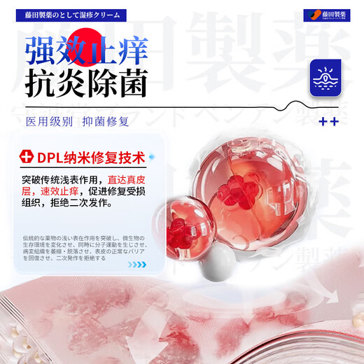 Fujita Pharmaceutical Eczema Ointment Anti-itching Skin Itching Dermatitis Eczema Fungal Infection Sweat Herpes Anal Itching 1 Box