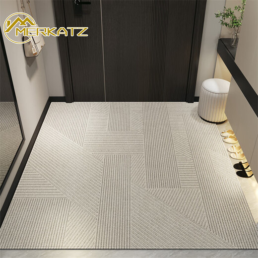 
Merkatz entrance door floor mat high-end sense entrance door foot mat anti-slip and dirty door exterior door mat entrance carpet Huiyan-15271 Customized contact customer service no return or replacement