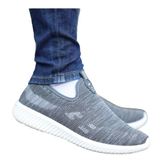 Adachi Kan Zulijian Offizielle Website Huili Herrenschuhe 2025 Sommer Neue Ein-Fuß-Mesh-Schuhe Vielseitige Sportschuhe weiche Sohle atmungsaktiv 1473 Gray_ [leicht, vielseitig und atmungsaktiv] 39