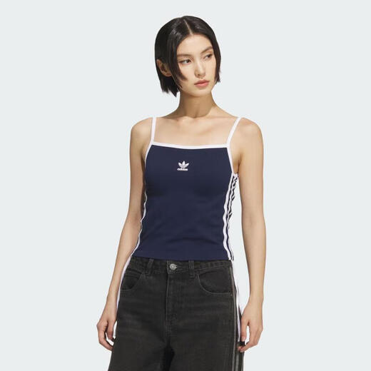 阿迪达斯 （adidas）【滔搏运动】Originals三叶草2025年女子DRAWSTRING TANK背心 KE3887 L