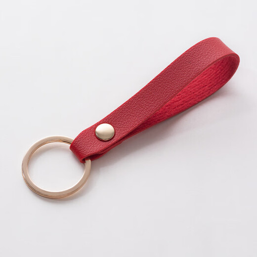 Keychain en cuir Keychain Keychain en cuir pendentif en cuir Business Gift Supplies en cuir Corde clés Black 2 Pieces