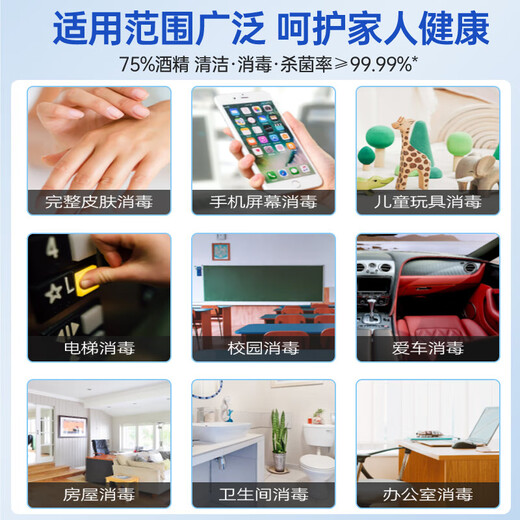 Yishujing 75% Alcohol Disinfectant Spray Skin and Clothing Sterilization Ethanol Hand-Free 75 Degree Alcohol Home Room 500ml*2 Bottles Free 1 Nozzle + Watering Bottle