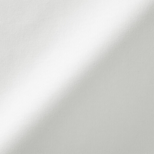 MUJI women's Tianzhu woven long-sleeved T-shirt tops bottoming shirt for women with women's clothing winter white 5A M (160/84A)
