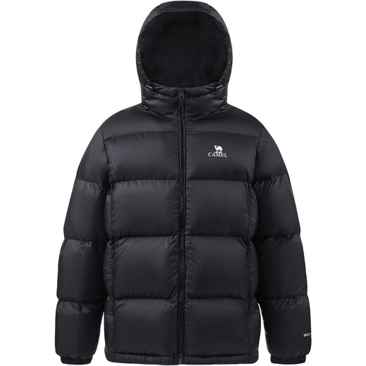 Camel Volcano Down Jacket for Men and Women Winter Hooded Antistatic Duck Down Warm Couple Bread Jacket M34CR07674B