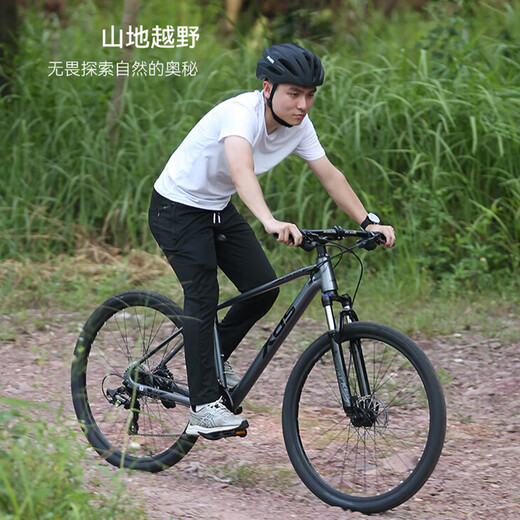 喜德盛（xds）山地自行车黑客700铝合金车架2025款24速油压碟刹成人单车 灰/黑17