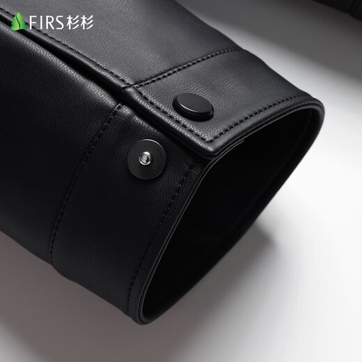 Shanshan Leather Men's Autumn and Winter New Business Casual Stand Collar Young and Middle-aged Handsome Style Motorcycle Leather Jacket Men's Clothing