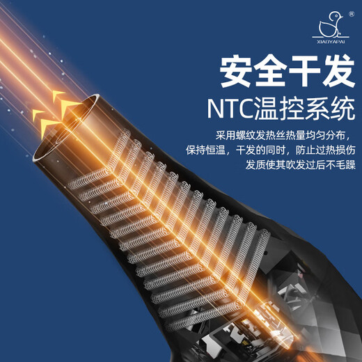 Xiaoya brand hair dryer household strong wind negative ion silent hot and cold wind hair care blue light hair salon large hair dryer diamond-shaped big blast 6 speed + rapid cooling switch + 1.5 billion ion hair care