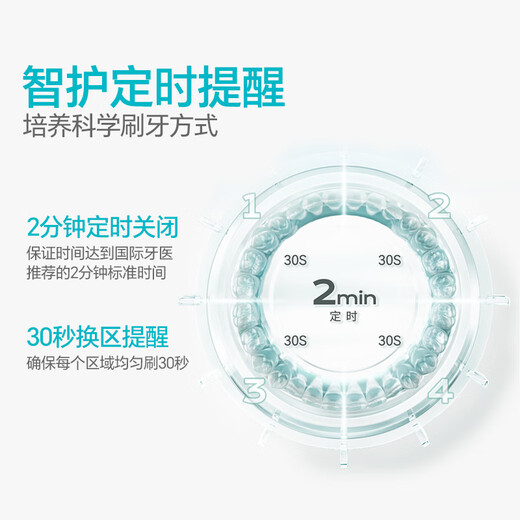 ROAMAN electric toothbrush dentist recommends 48000 high vibration frequency deep cleaning gum protection for couples adult boyfriend and girlfriend birthday gift 2 brush head home appliances national subsidy T3 white
