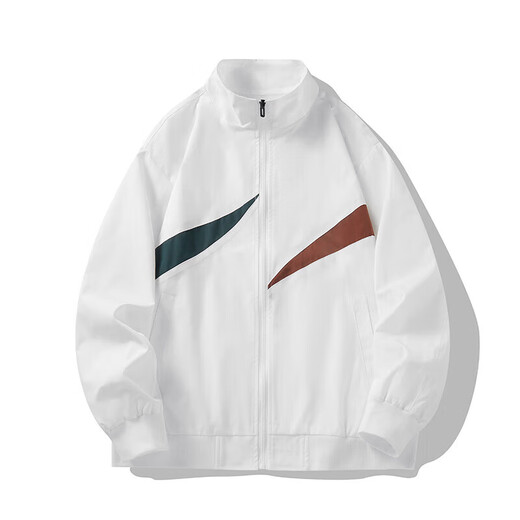 BUTTERFLY BALL Butterfly Ball Table Tennis Clothing Stand Collar Jacket 2025 Spring and Autumn Men and Women Sports and Leisure Windproof Warm Trench Jacket White [HD-9921] L