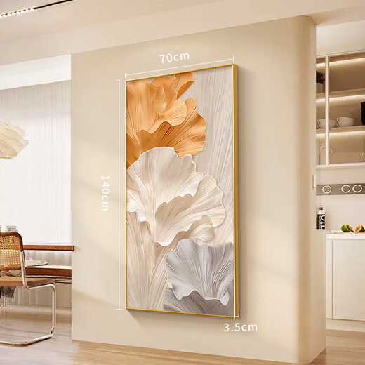 Long time no see home Daye entrance hall decorative painting modern simple entrance corridor aisle mural abstract art hanging painting