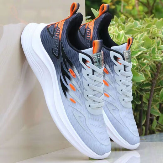Ajop Light Luxury Murdy Men's Men's Men's Shoes 2025 Летние новые кроссовки Мужская ледяная шелк