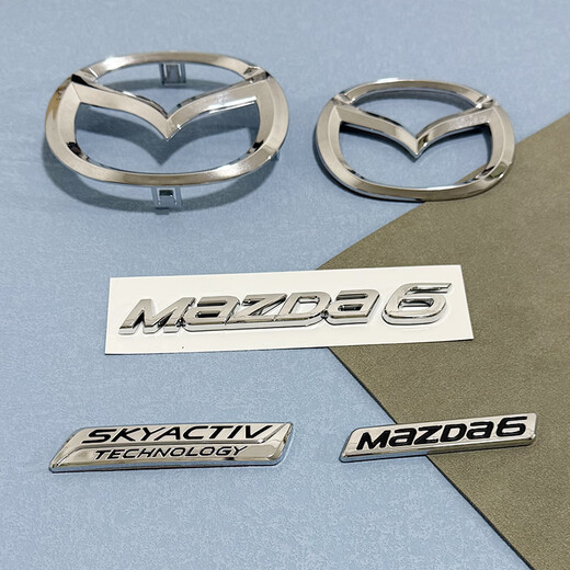 Manmang is suitable for 141619 overseas version of Mazda Atez MAZDA6 trunk letter sticker front and rear logo 1416 years ago