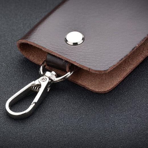 casa-kups2025 Nouveau sac clé simple Sac à la taille de vache pour hommes pending portable portable sac clé sac pour femmes en cuir pratique en cuir pratique noir