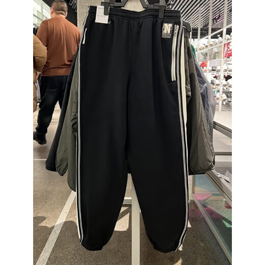 Nike (Nike) Jogginghose für Männer und Frauen im Herbst und Winter Neue Sporthosen plus Samt warme gestrickte Hosen HJ3884-010 Black S