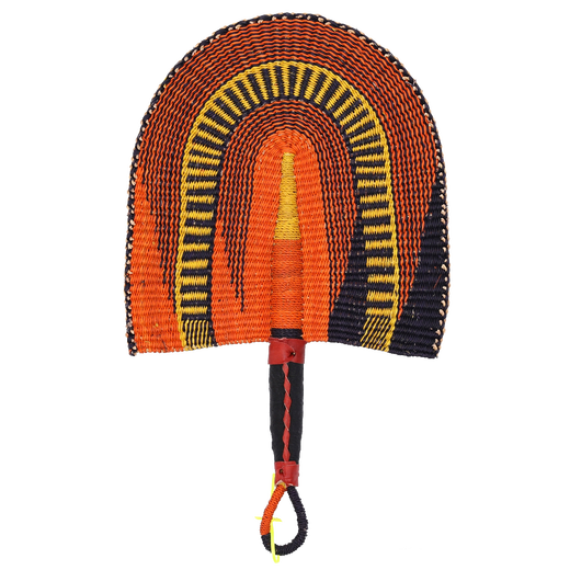 BEYZKRoomology imported from Africa Ghana hand-woven straw woven fan ins color decorative fan BGF-12352