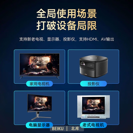 2025 New Multifunctional Genuine Thunder Stone K Song Genuine Bluetooth Voice TV Set Top Box Screen Projector Player 16G Version Advanced Version