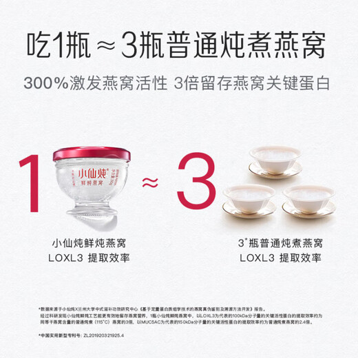 Xiaoxian Stewed Fresh Bird's Nest Diamond Bowl 50g*28 Bottle Monthly Set Rock Sugar Style Now Stewed and Distributed for 15 days to keep fresh