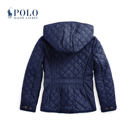 拉夫劳伦（Ralph lauren）女童 经典款绗缝谷仓夹克RL40537 410-海军蓝 均码 2