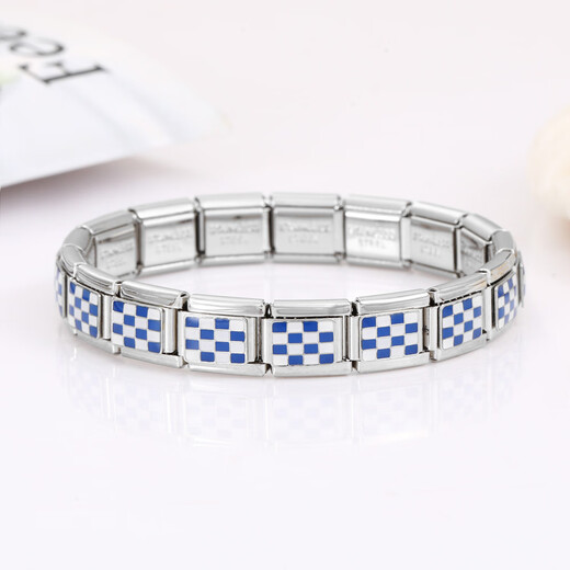 Pulsera de módulo de acero de acero sin embalses DIY DIY Free Supling y Desgarable Jugo de té de leche Nicho de Lindo mejor amigo Regalo de viaje 1396 Sección de MOM1