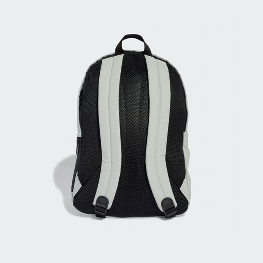 adidas简约实用运动双肩背包男女阿迪达斯官方JD5755   奇迹银灰/黑色   NS(均码)