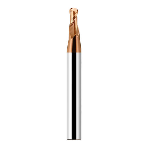65-degree tungsten steel ball knife decimal penalty knife tungsten steel alloy ball head end mill 2-edge spherical stainless steel R2. R13554HD450L2F high hard coated steel parts universal