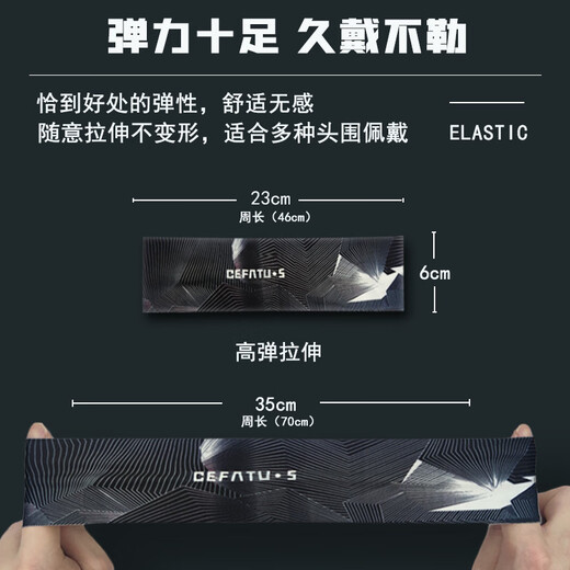 SA Wang [Alemania] Diadema deportiva para el turbante masculino que absorbe el sudor y la diadema inducida por el sudor para el sudor a prueba de sudor de las niñas [Negro] Silicona Anti-Slip Sweatbing [Alemania]
