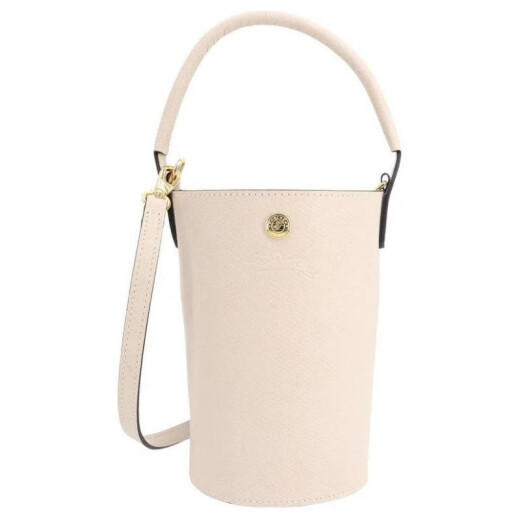 
Longchamp handbag LONGCHAMP Longchamp Epure12 short handle snap buckle open and close cowhide bucket crossbody mini female rice basic package (bag + dust bag)