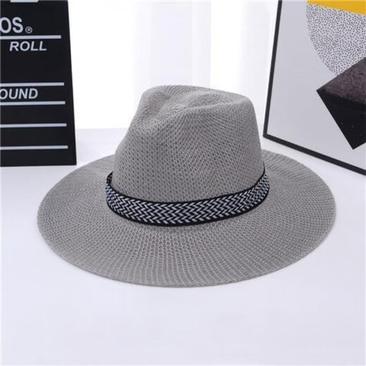 Middle-aged and elderly men's summer sunshade, middle-aged men's top hat, sun protection hat, elderly sun hat, dad's cool hat, beige