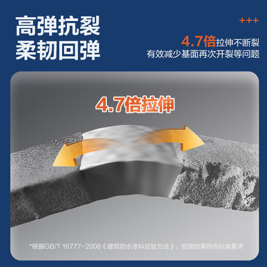 Yuhong waterproof high elastic waterproof grouting glue roof floor crack repair anti-crack wall gap 500g construction about 6 meters