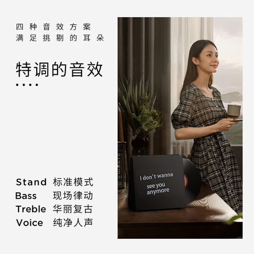 MORRORART M2 Desktop Lyrics Speaker Suspended Subtitles Vinyl Record Bluetooth Audio Home Living Room Bedroom Audio Smart Home Birthday Gift Gift Box