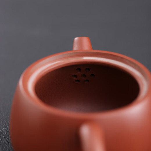 Yingqi Dahongpao Purple Clay Pot 200ml Large Mouth Single Teapot Teacup Handmade Household Kung Fu Teapot Dahongpao Nagou Pot (Safety Pack) 200ml
