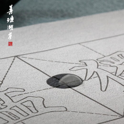 Shanlianhu brush brush 10,000 times water writing cloth pen control training copybook copy calligraphy set beginners entry water writing practice cloth children and adults practice brush calligraphy regular script practice