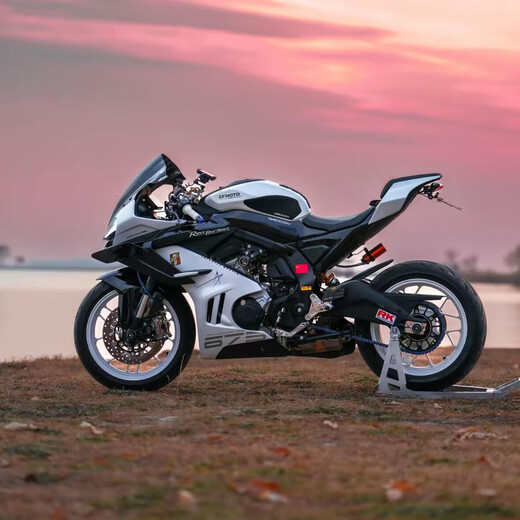 Второй рукой Chunfeng 675SR-S Трехцилиндровый водяной охлаждение 450SR тяжелая машина Qianjiang QJ Racing 600RS Спортивные автомобили имитация мотоцикл Black