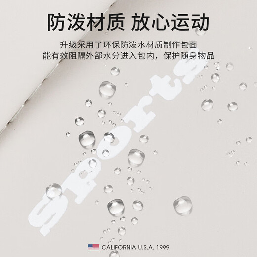 TFO competition-grade sports arm bag for men and women running mobile phone bag fitness wrist arm bag outdoor leisure travel small bag gray