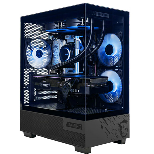 MSI Core Ultra7/i5-14490F/14600KF with 5060/5060Ti e-sports game machine RGB sea view room desktop DIY computer for the whole family barebones without graphics card丨i5-14400F