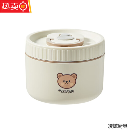 Tuojin German imported quality 316 stainless steel insulated lunch box microwave heated double-layer lunch box for students and office workers 316 brown - 2 small 1 large + soup bowl bag + portable meal