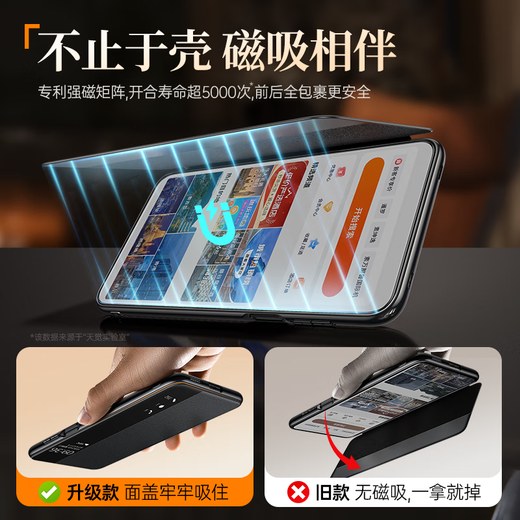 天觉【智能视窗】适用华为mate70rs非凡大师手机壳Mate70RS保护套翻盖皮套全包磁吸防摔超薄男女轻奢款