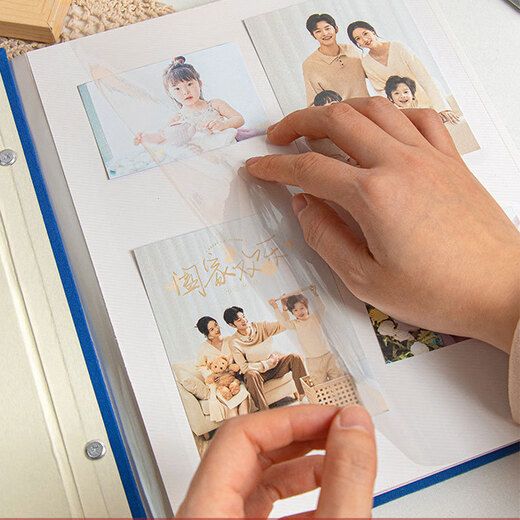 ZOCO相册收纳册火车票收纳册机票影集自粘式相册本覆膜毕业情侣家庭纪念册儿童宝宝成长影集相簿本收纳 轻盈绿【3-10寸50-400张照片】 【我，如图所示-系列相册】
