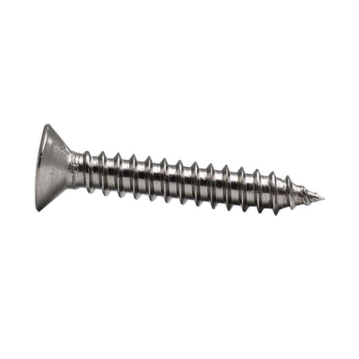 YWZR National Standard 316 stainless steel countersunk head cross self-tapping screws complete GB846-85 flat head pointed tail corrosion-resistant acid and alkali ST3519 800 pieces